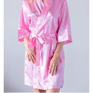 Bridesmaid Pink Robe